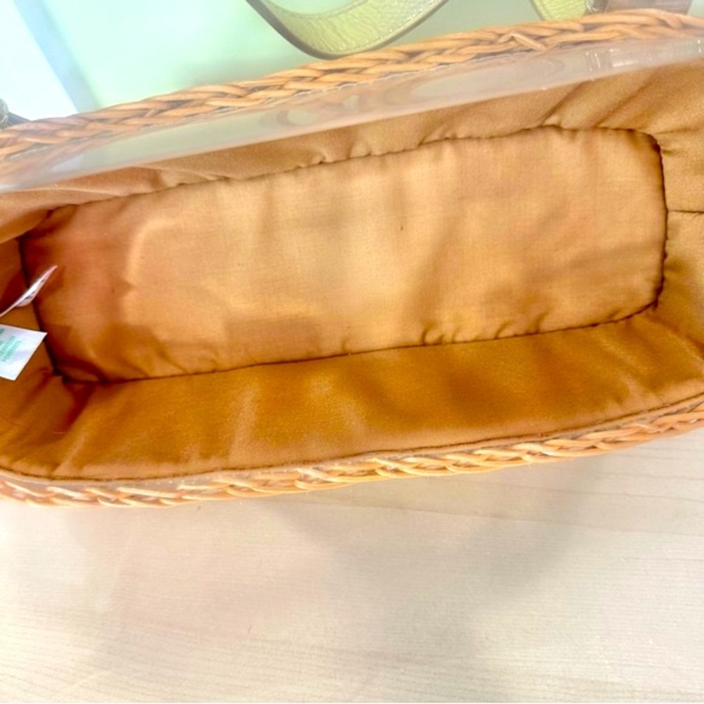 Lilly Pulitzer Ellamae Clear Wicker Backpack - Picture 8 of 14